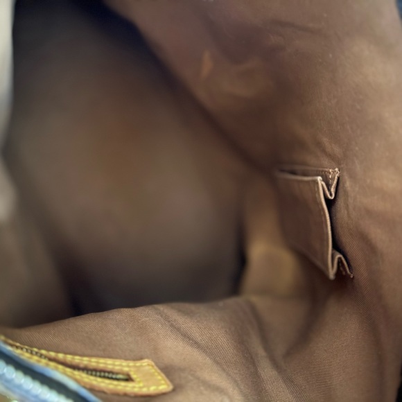 AUTHENTIC Louis Vuitton Shoulder Bag  Cabas Mezzo Brown Monogram - Picture 12 of 16